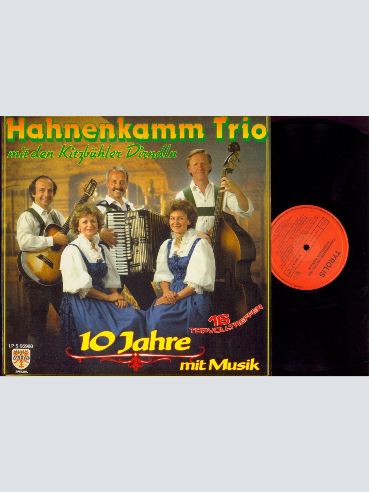 LP--Hahnenkamm Trio //   mit den Kitzbühler Dirndln   / M/ NM