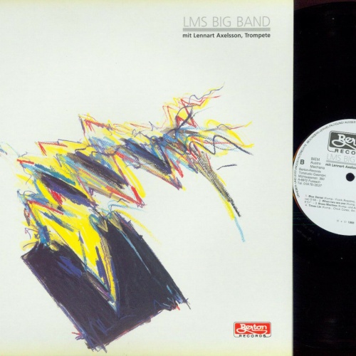 LP--LMS Big Band  //  Lennart Axelsson Trompets     // M/ NM