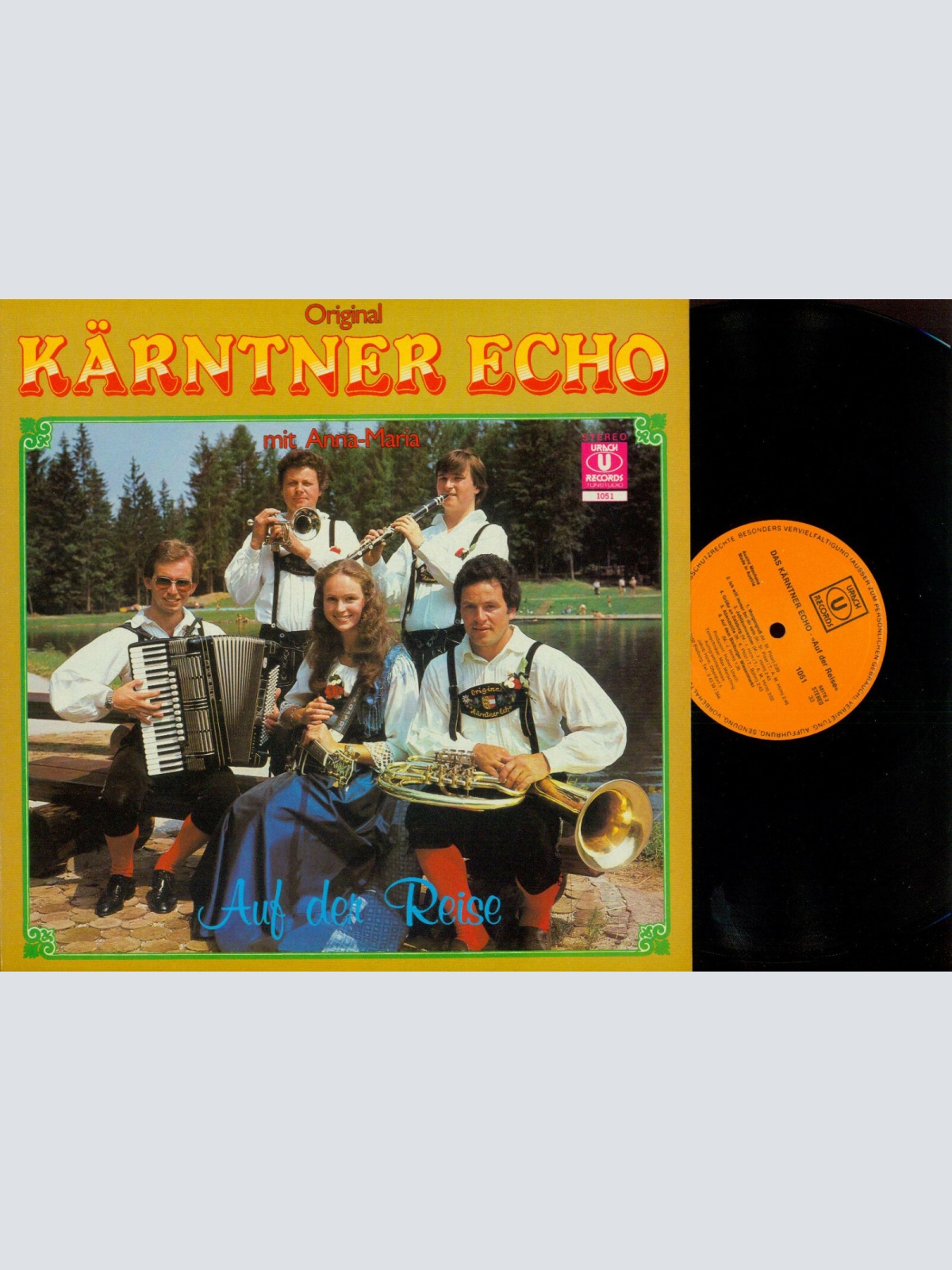 LP-- Kärntner Echo mit Anna-Maria  //  Auf der Reise  // M /NM