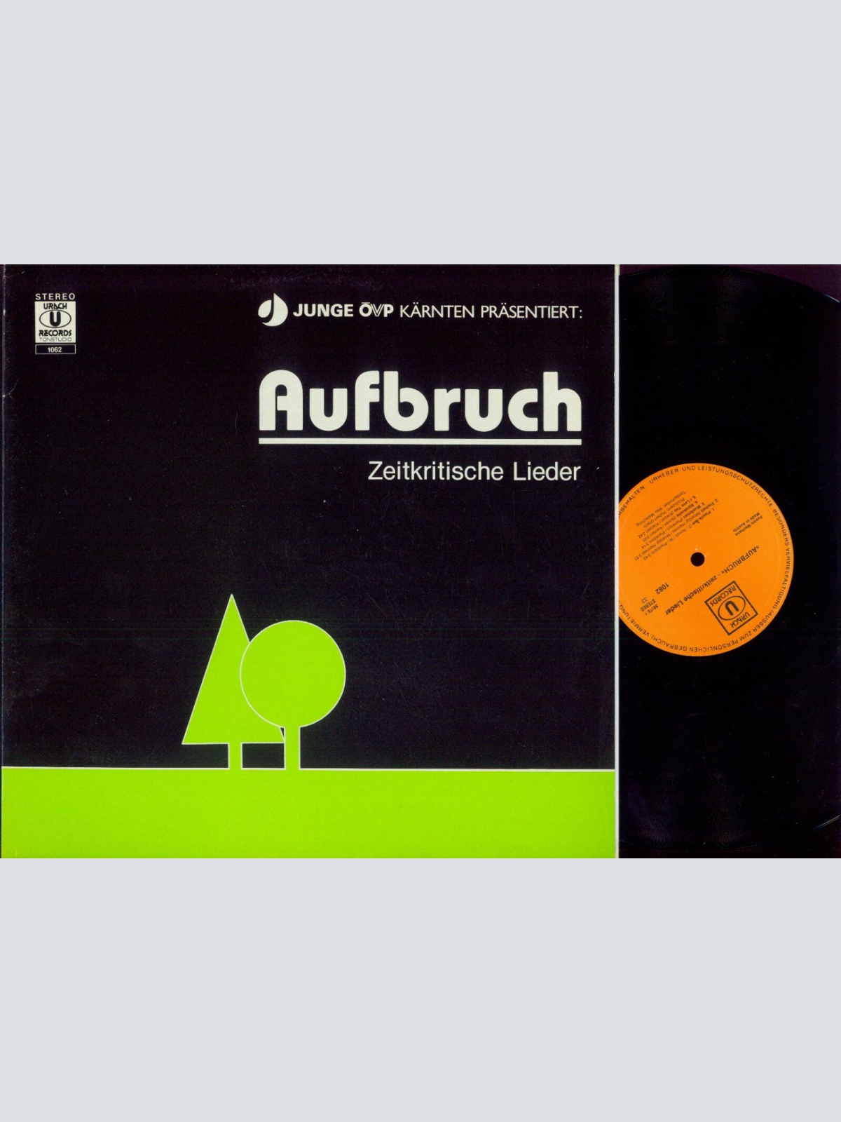 LP--Aufbruch - Zeitkritische Lieder / Plankton   // M / NM