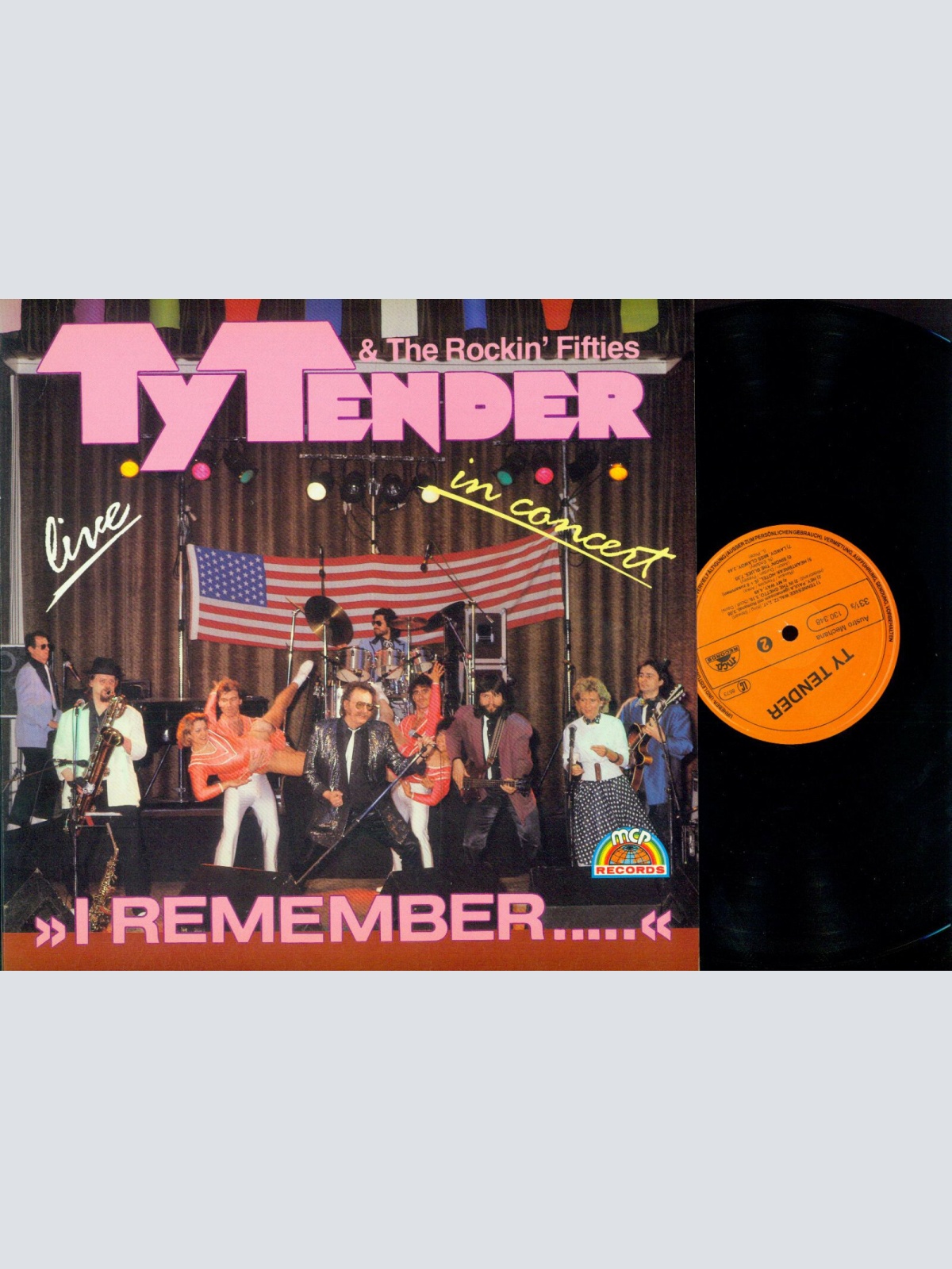 LP-Ty Tender & The Rockin' Fifties – Live In Concert// M /NM