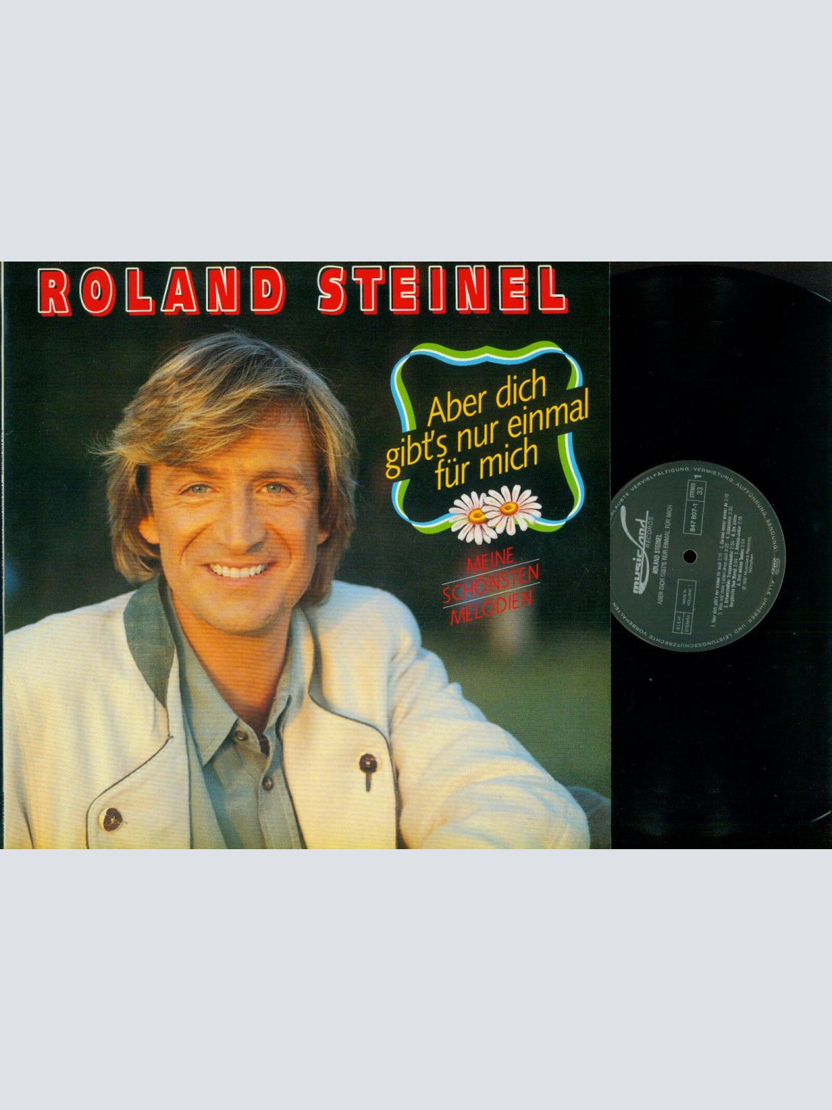 LP--Roland Steinel – Aber Dich Gibt's Nur Einmal Für Mich