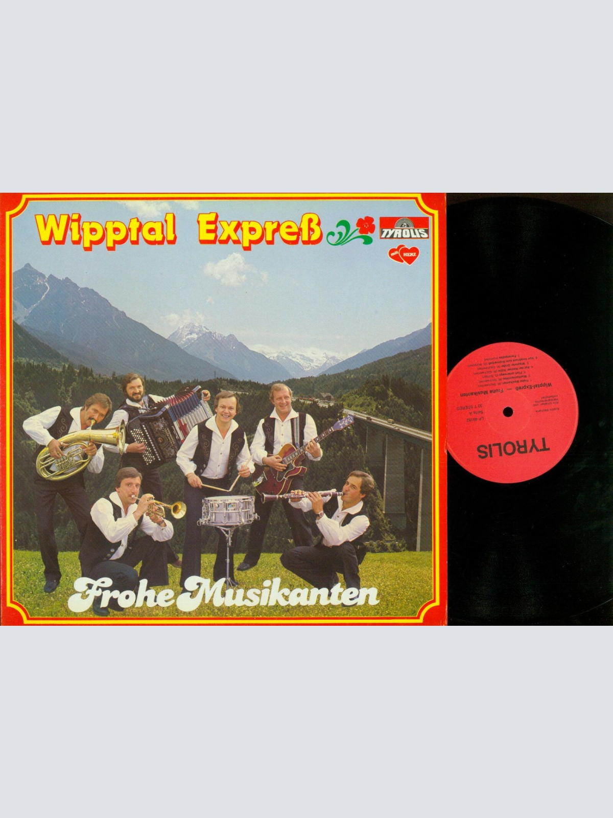 LP--Wipptal Express //  Frohe Musikanten
