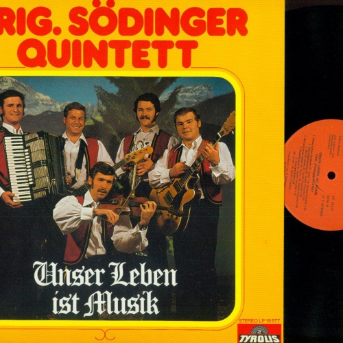 LP--Orig. Södinger Quintett //  Unser Leben ist Musik   //NM