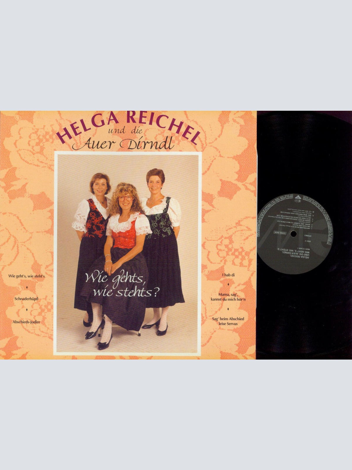 LP--Helga Reichel und die Auer Dirndl – Wie Gehts, Wie Stehts?// NM