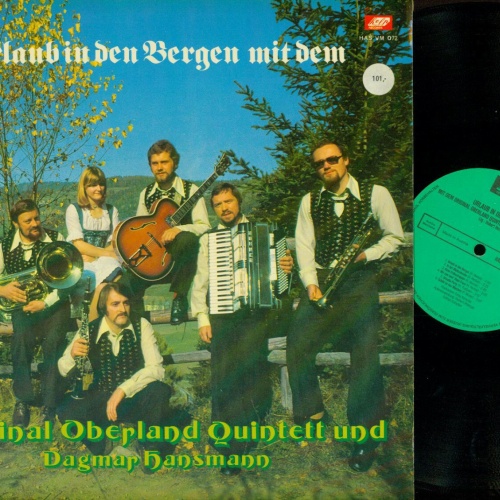 LP--Original Oberland Quintett Mit Dagmar Hansmann – Urlaub In Den B  //    //NM