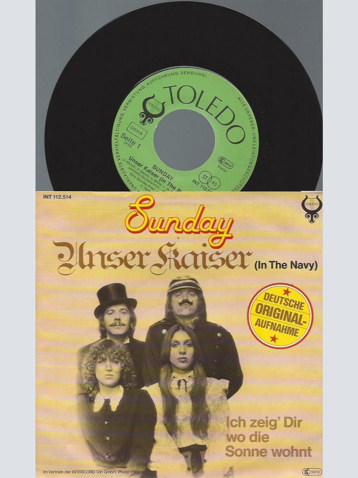 7" Sunday  – Unser Kaiser (In The Navy)