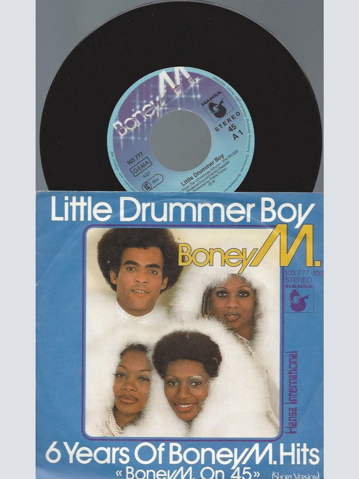 7"  Boney M. – Little Drummer Boy