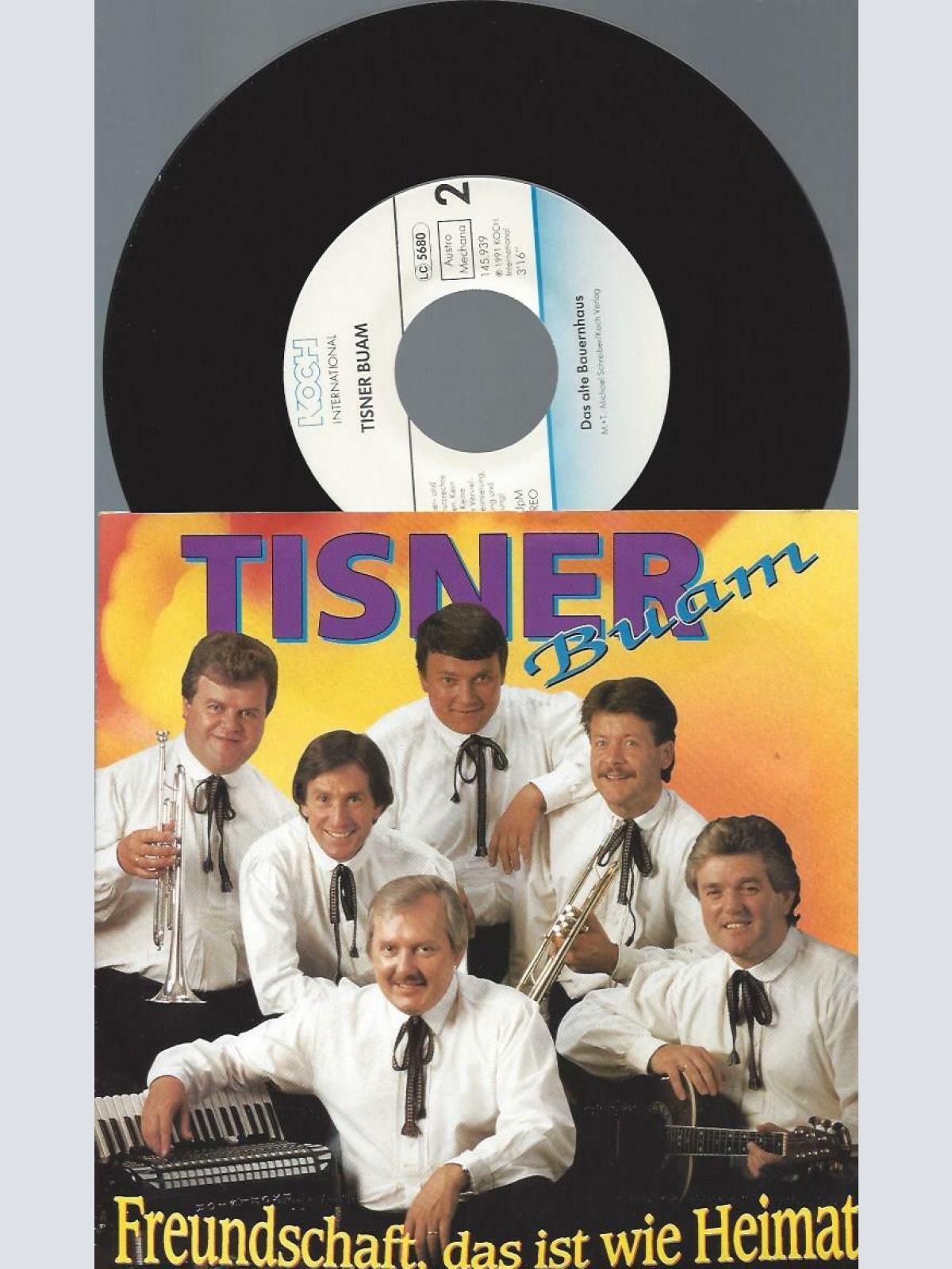 7"  Tisner Buam ‎– Freundschaft, Das Ist Wie Heimat