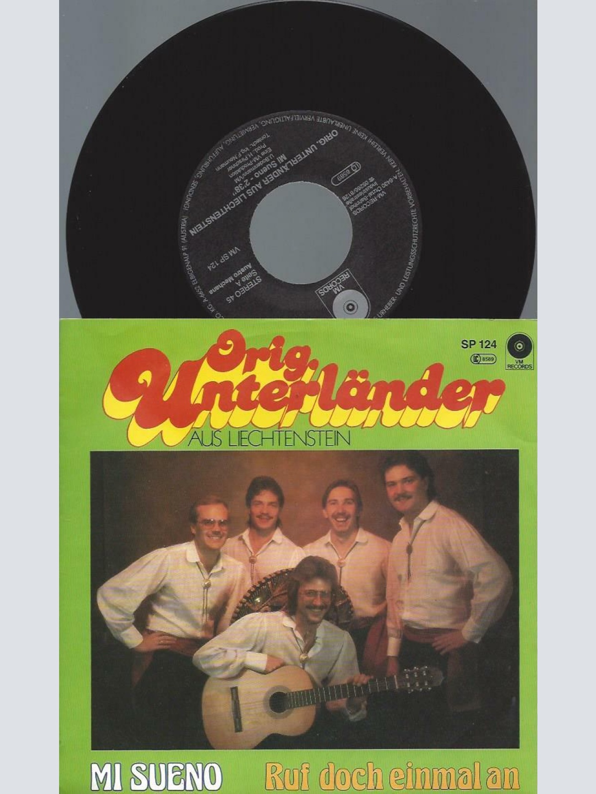 7" Orig. Unterländer Aus Liechtenstein – Mi Sueno