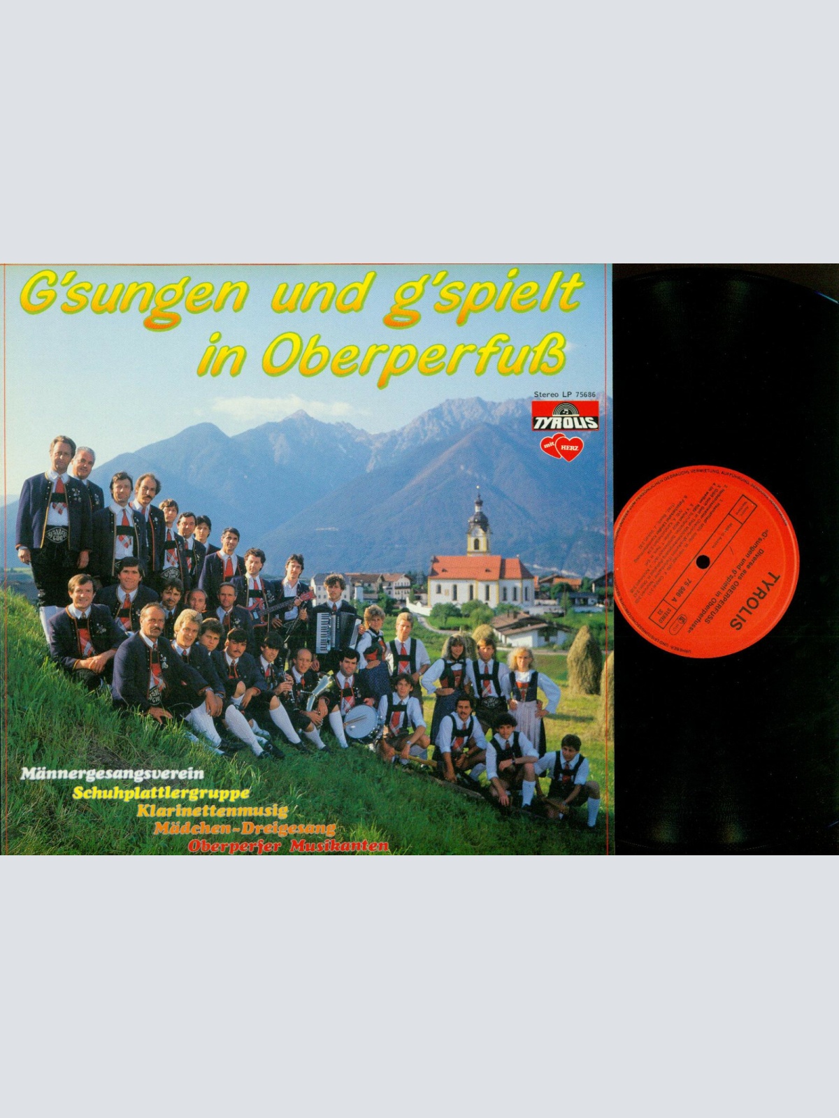 LP--´G'sungen und g'spielt in Oberperfuß  //NM