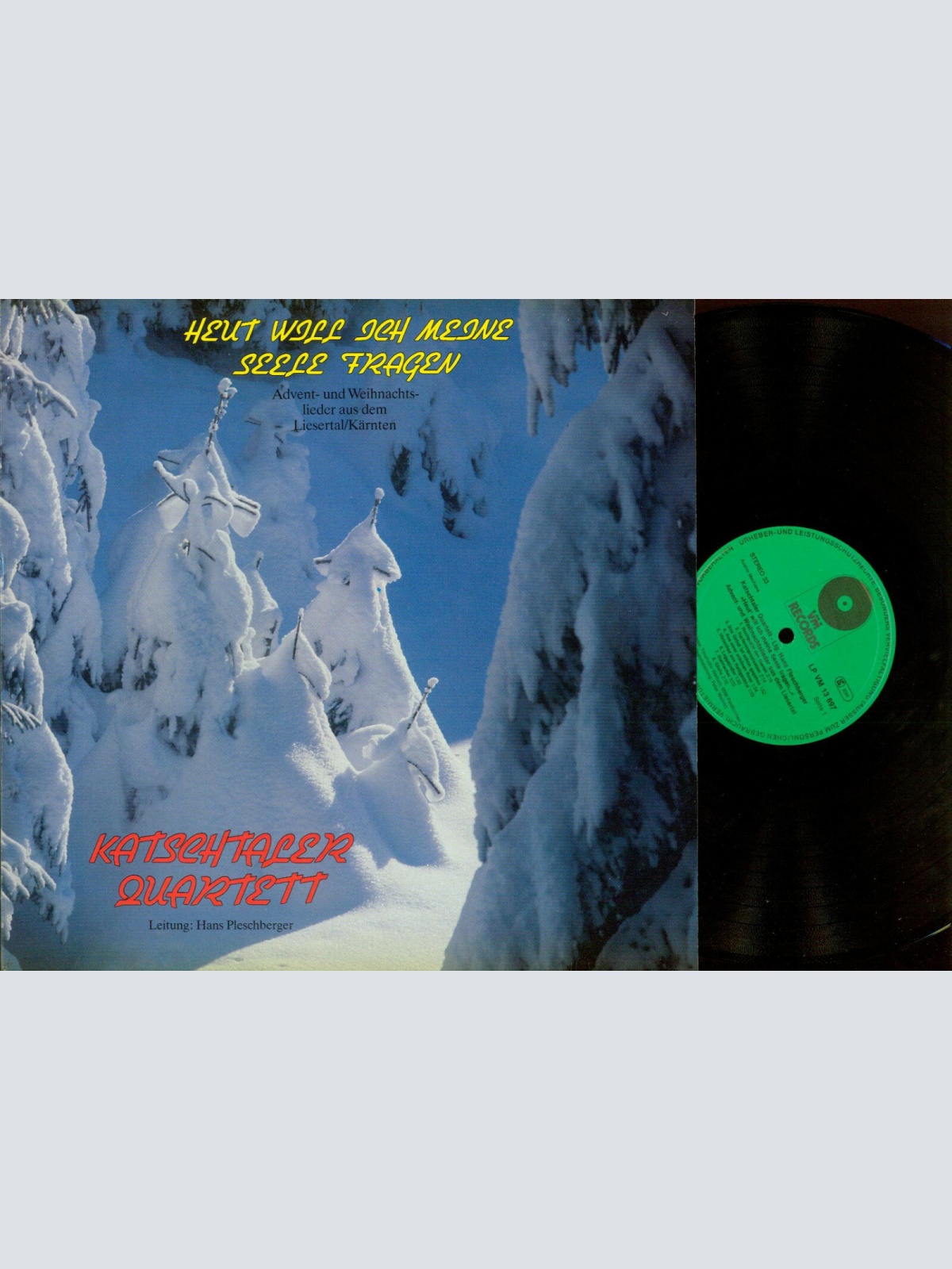 LP-Katschtaler Quartett--Heut Will Ich Meine Seele Fragen - Advent- Und We  //NM