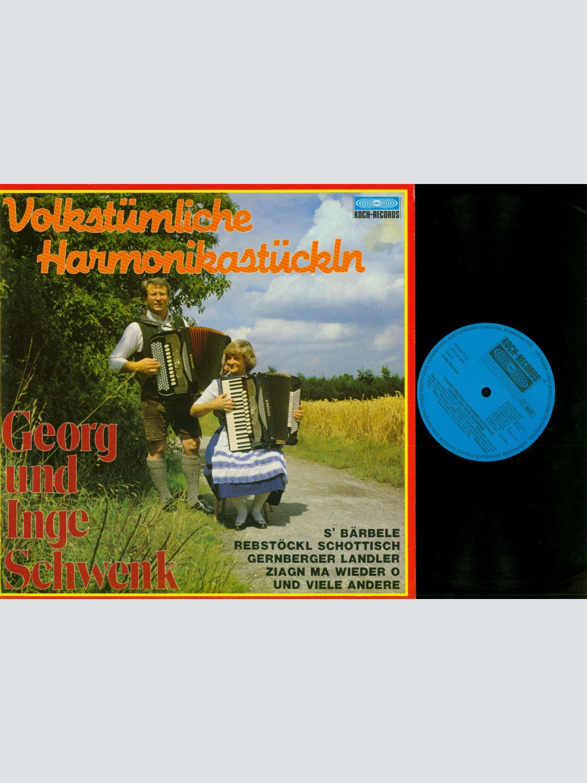 LP--Georg Und Inge Schwenk – Volkstümliche Harmonikastückln /NM