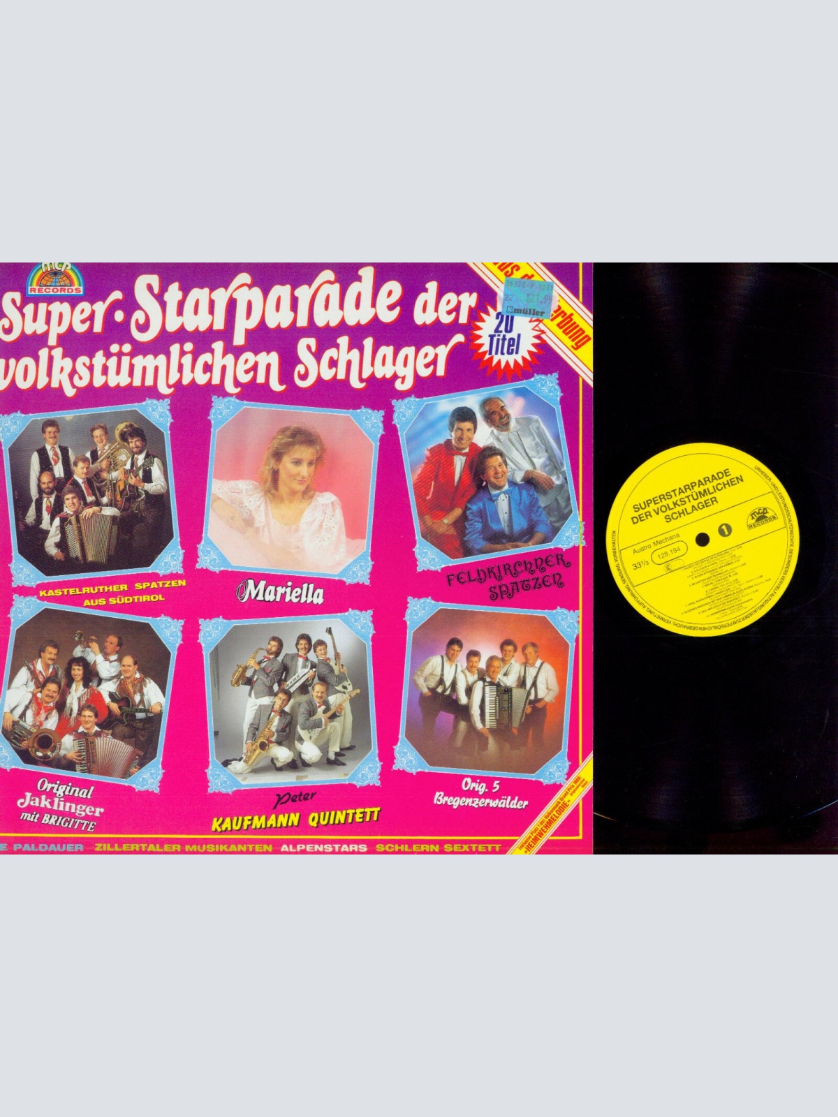 LP--Superstarparade Der Volkstümlichen Schlager   /NM