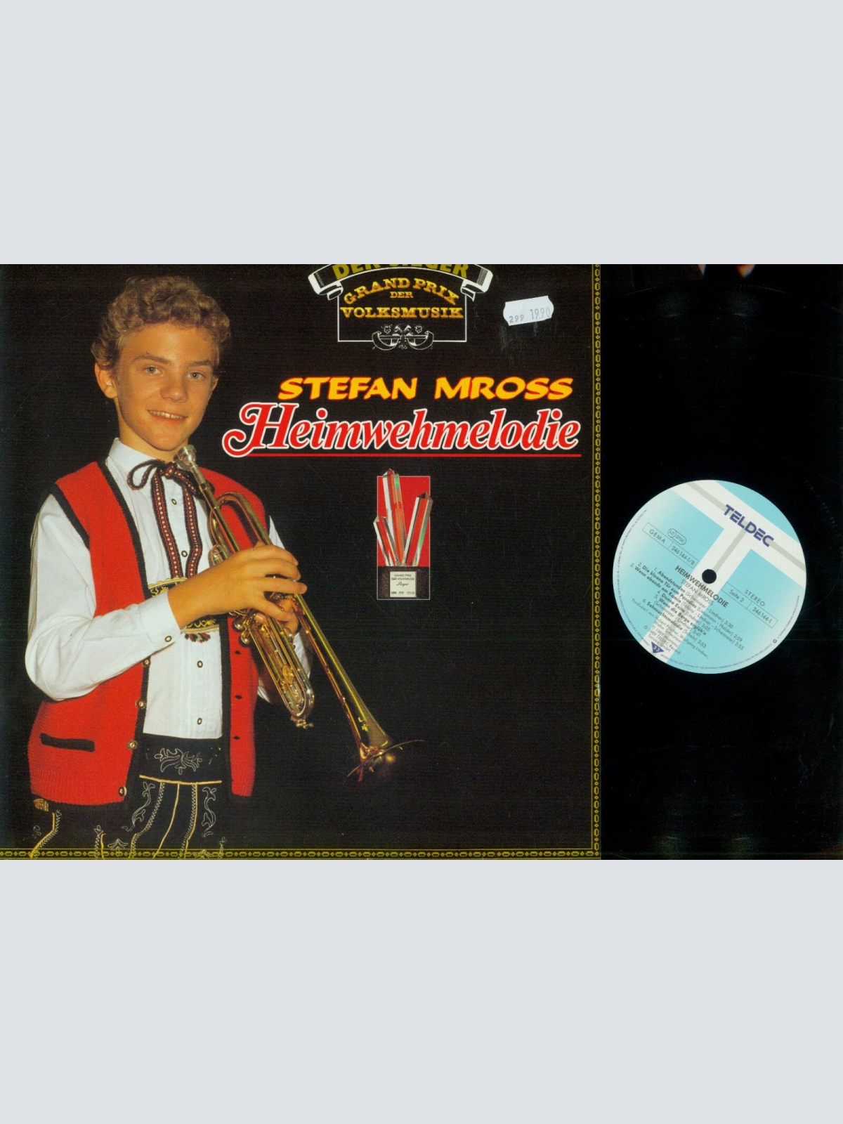 LP--Stefan Mross – Heimwehmelodie -Teldec / NM