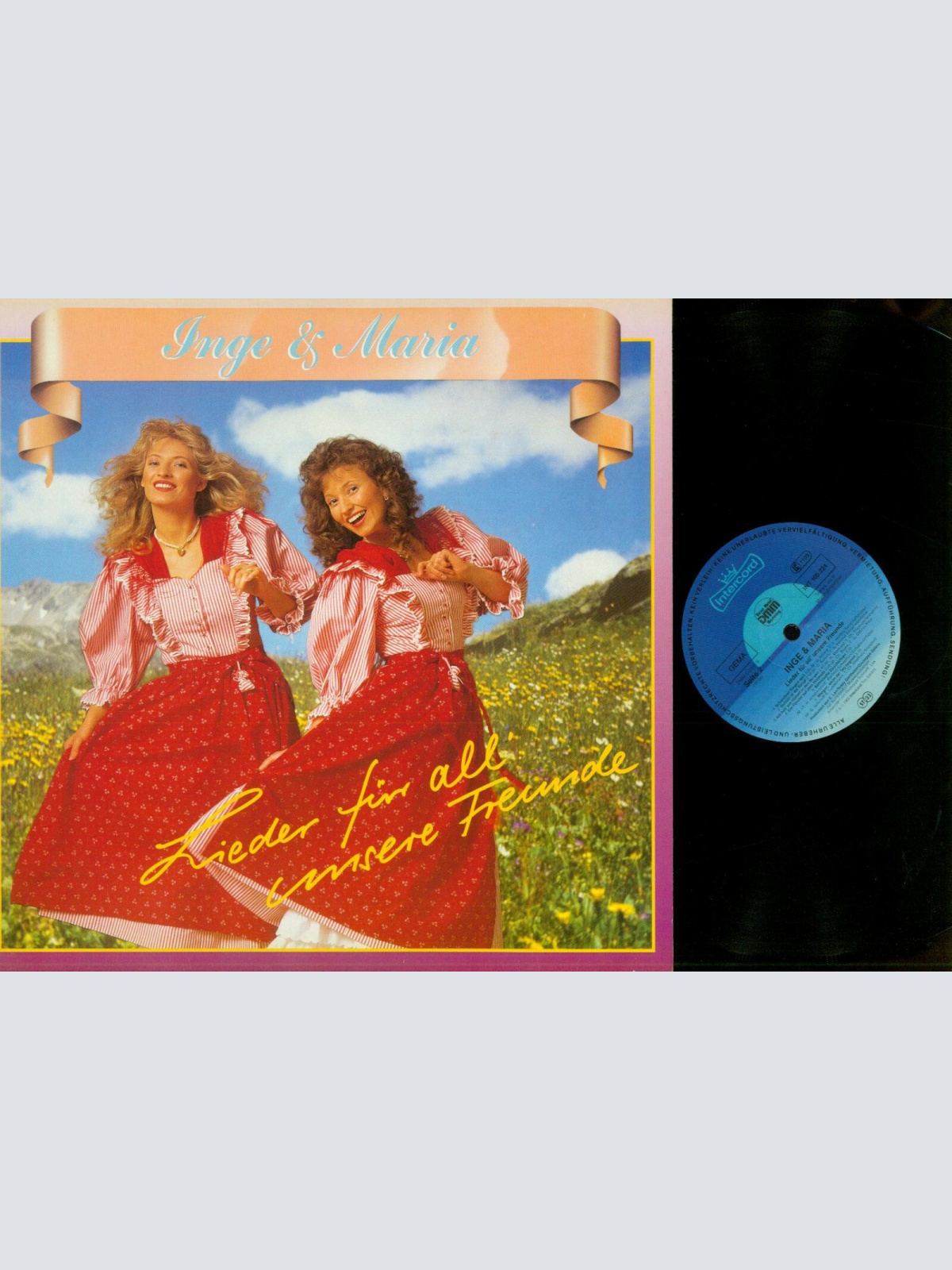LP--Inge & Maria --  Lieder für alle unsere Freunde / NM