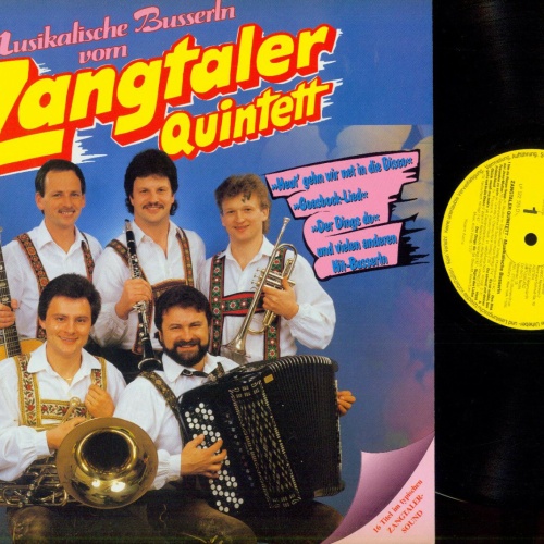 LP--Zangtaler Quintett – Musikalische Busserln  / NM
