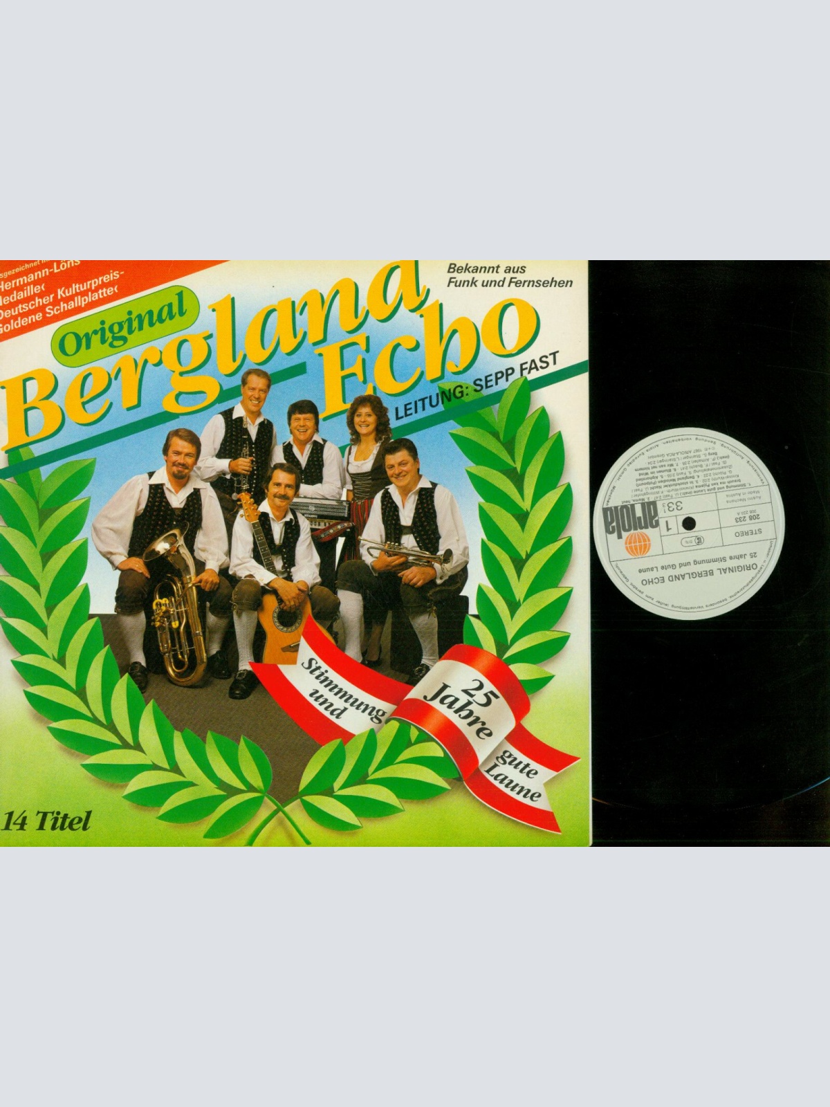 LP--Berglandecho – 25 Jahre Stimmung Und Gute Laune/NM