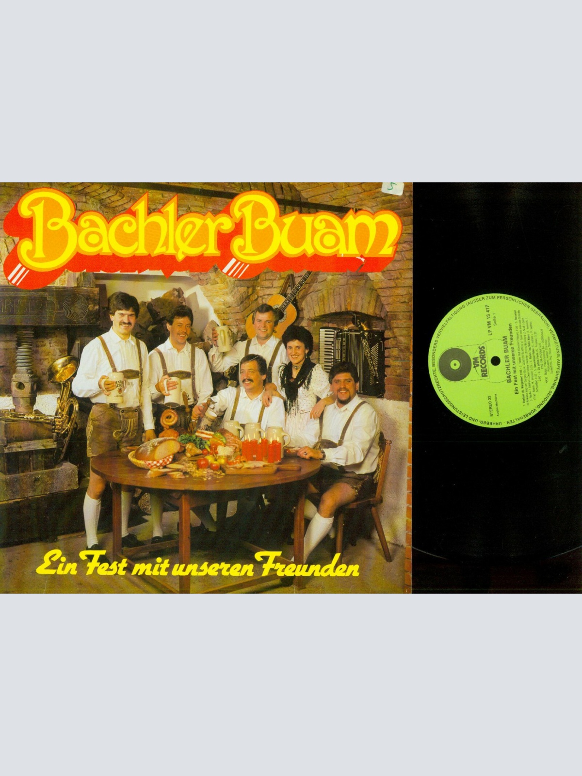 LP--Bachler Buam – Ein Fest Mit Unseren Freunden  / VM Records // NM