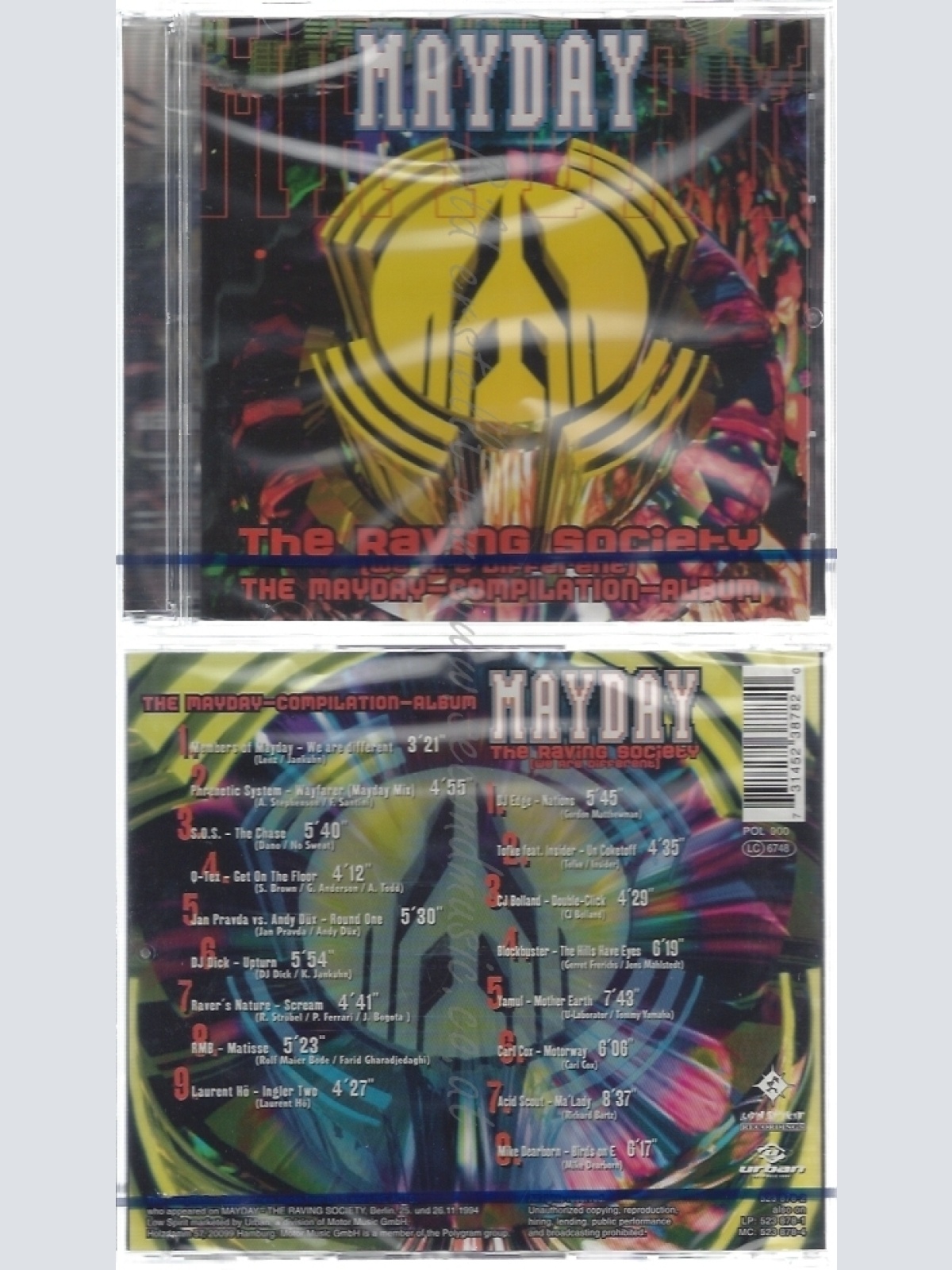 CD--NM-SEALED-VARIOUS -1994- - DOPPEL-CD -- MAYDAY COMPILATION VOL. 5: THE RAVI