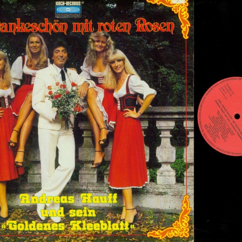 LP--Andreas Hauff-- Sag dankeschön mit roten Rosen     / NM
