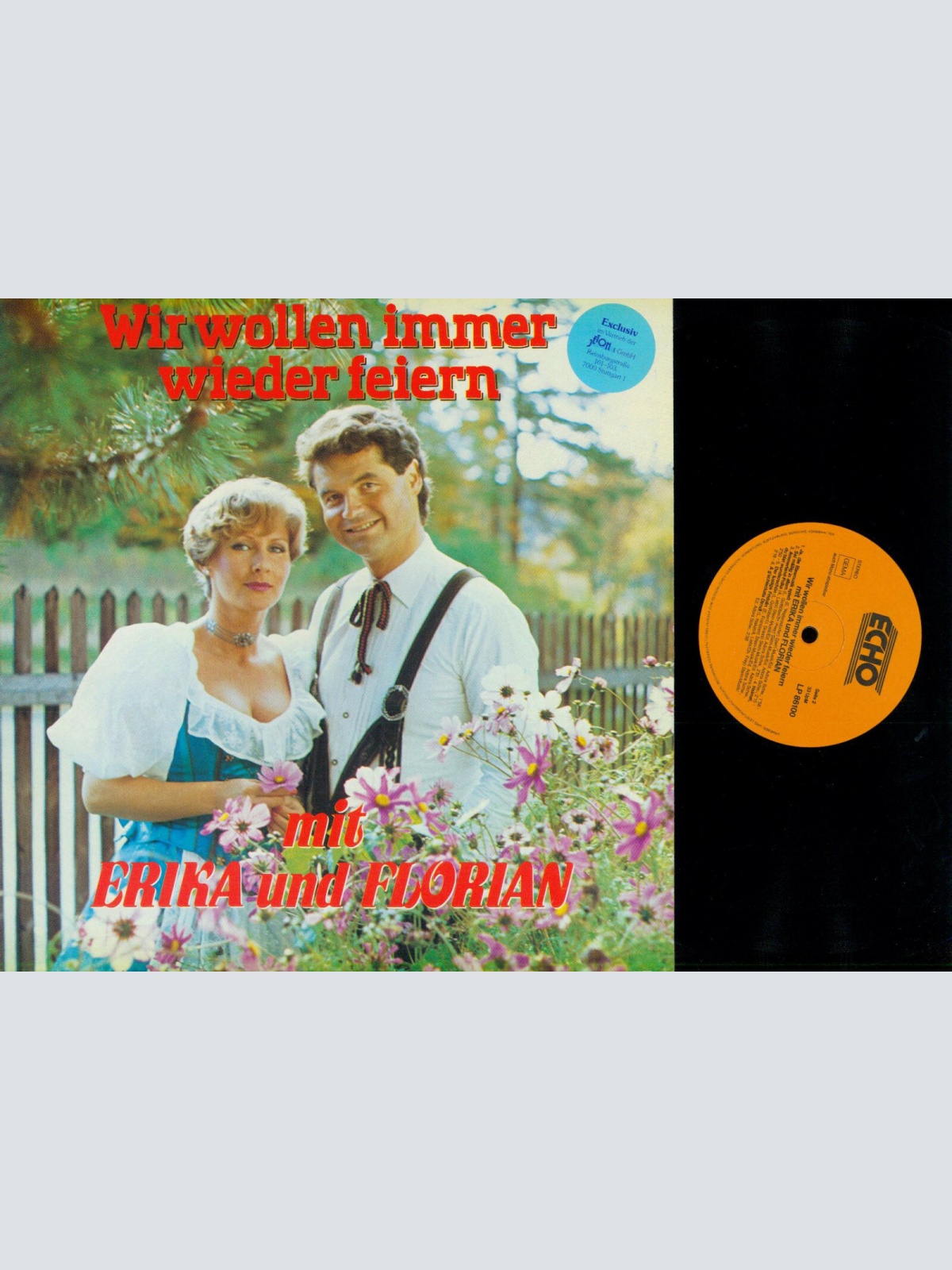LP--Wir wollen immer wieder feiern mit Erika und Florian    / NM