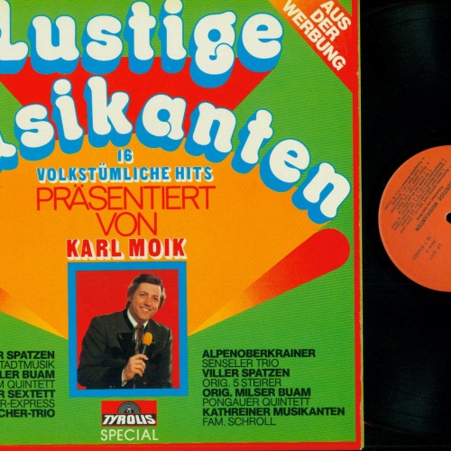LP-- Lustige Musikanten --   Karl Moik    / NM