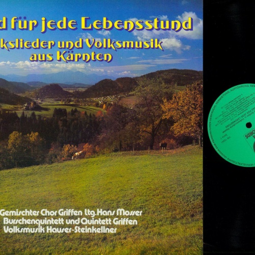 LP--A Liad für jede Lebensstund  - Voksmusik aus Kärnten / VM Records / NM