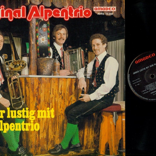 LP--Original Alpentrio --  Immer lustig mit dem Alpentrio   / NM