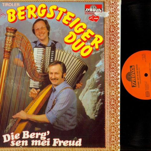 LP--Tiroler Bergsteiger Duo – Die Berg' Sen Mei Freud   / //NM