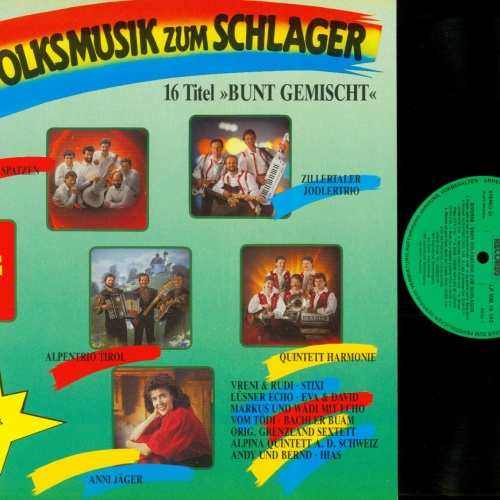 LP--über Volksmusik zum Schlager --Folge 3 // VM Records    / //NM