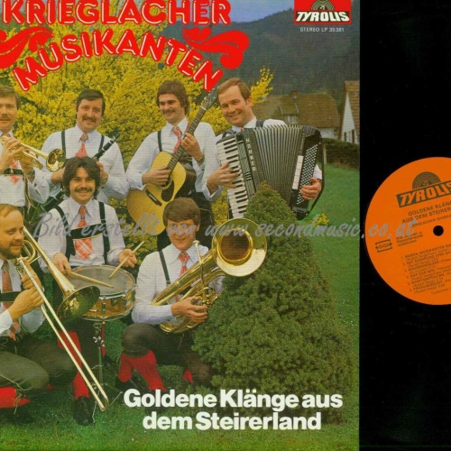 LP-- Krieglacher Musikanten -- Goldene Klänge aus der dem Steirerland /    //NM