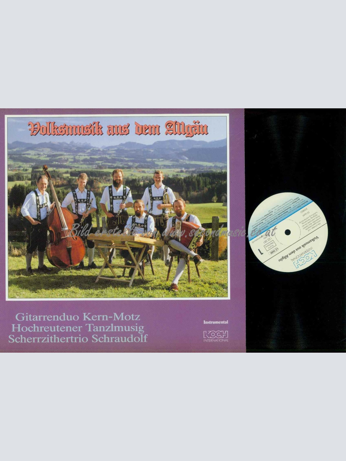 LP-- Voksmusik aus dem Allgäu  //  NM