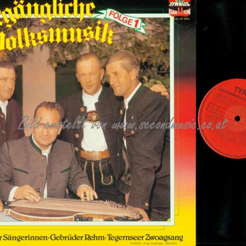 LP--  Unvergängliche Volksmusik   //