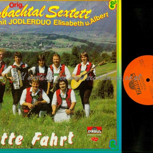 LP--Orig. Alpbachtal Sextett -- Flotte Fahrt  //    NM