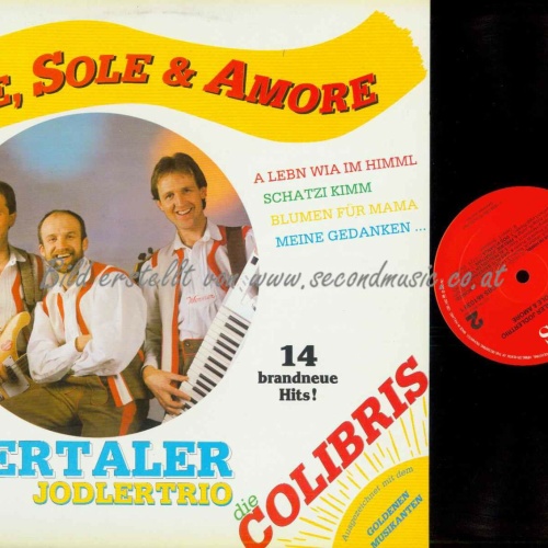 LP--Zillertaler Jodlertrio -- Sole Sole & Amore  //  NM