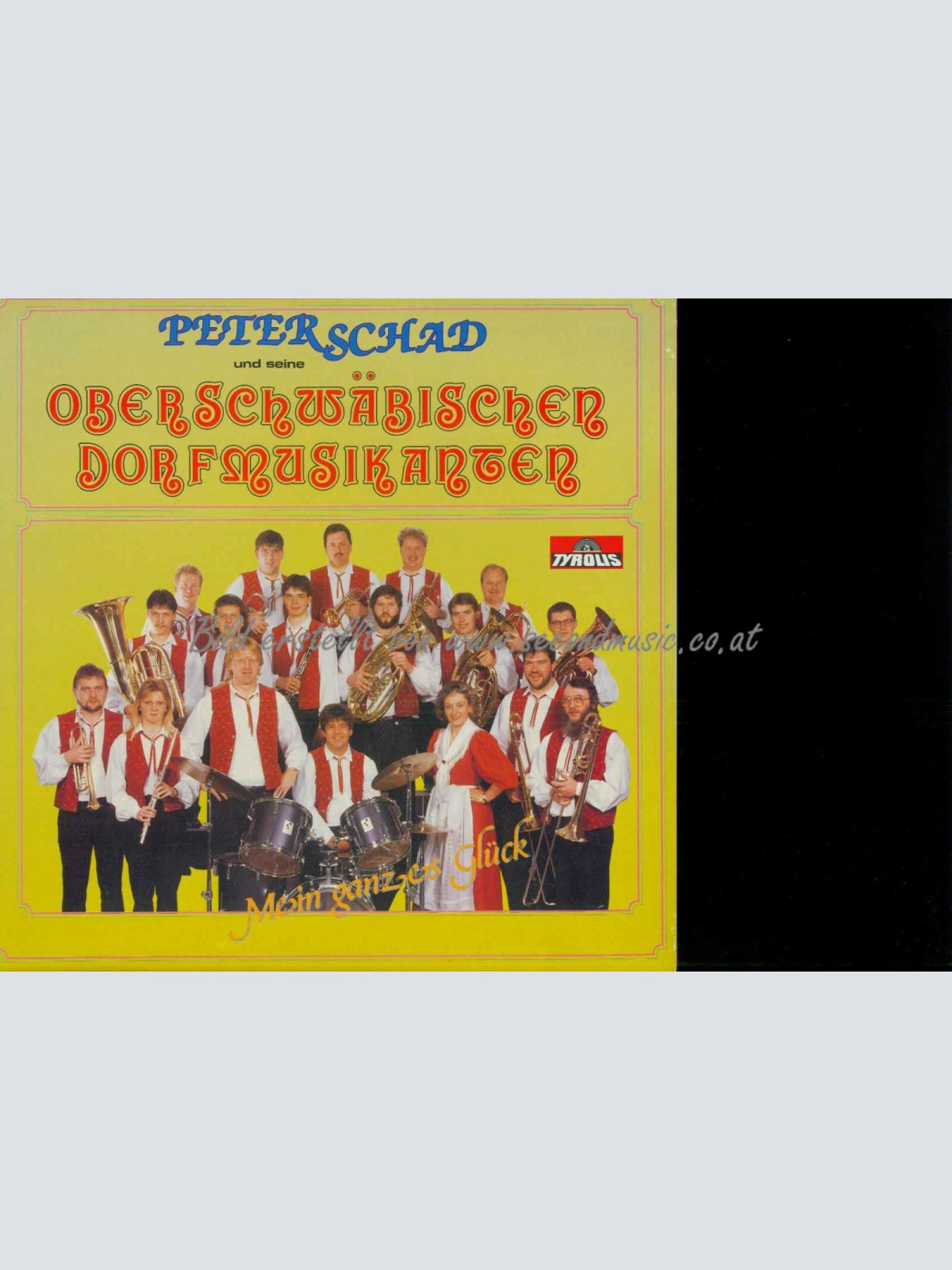 LP--Peter Schad & Oberschwäbischen Dorfmusikanten   //  M