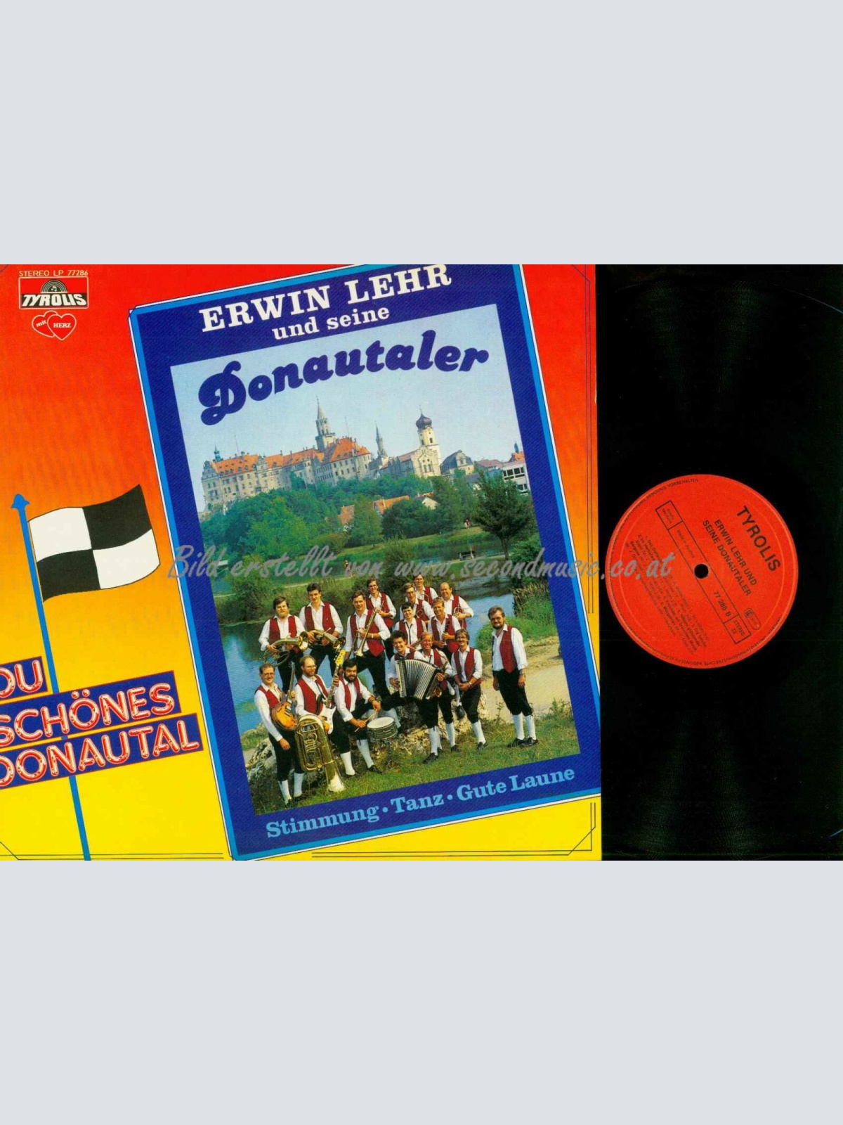 LP--Erwin Lehr & Donautaler --  Du schönes Donautal // NM