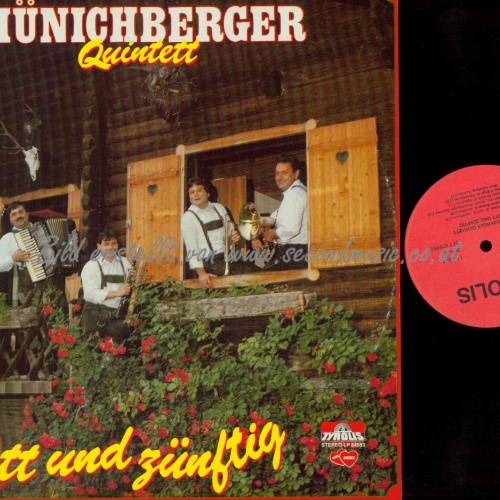 LP--Münichberger Quintett // Flott und zünftig   //  VG+