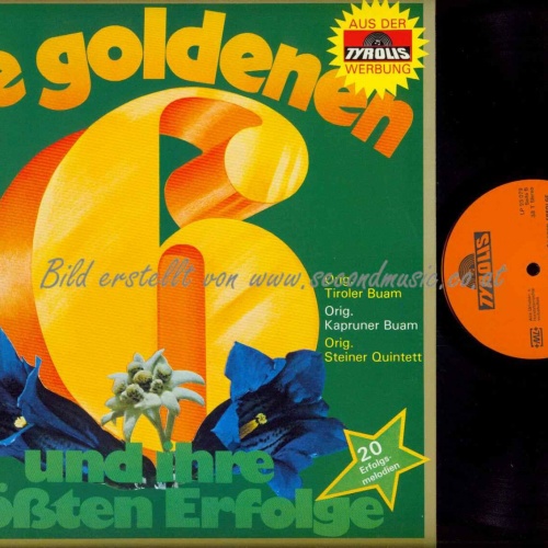 LP--Die Goldenen 6 Und Ihre Größten Erfolge- Milser -Kapruner Buam -Steine //NM