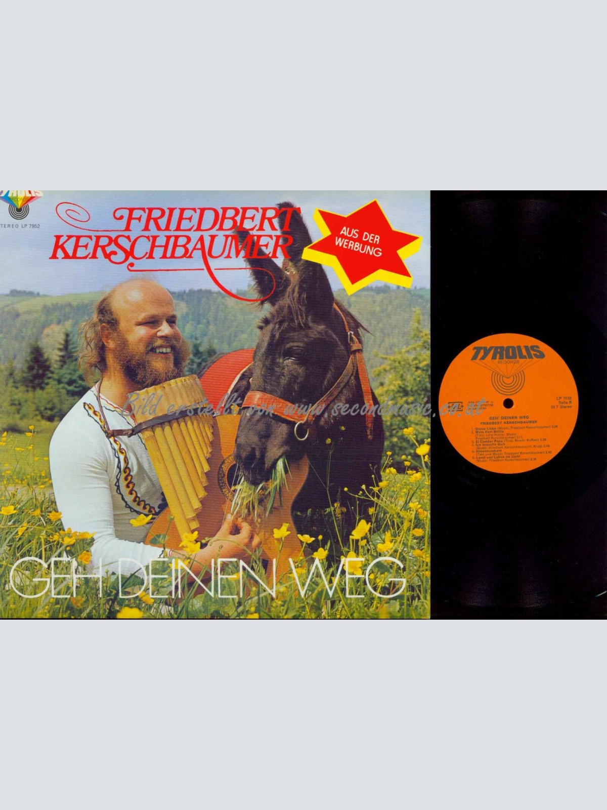 LP--Friedbert Kerschbaumer – Geh Deinen Weg /  NM