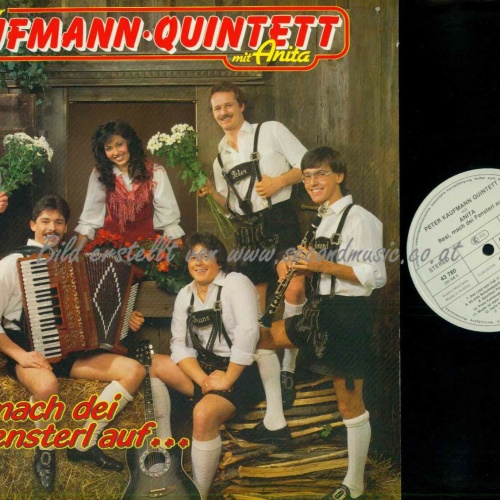 LP--Peter Kaufmann Quintett Mit Anita – Resi, Mach Dei Fensterl Auf /  NM