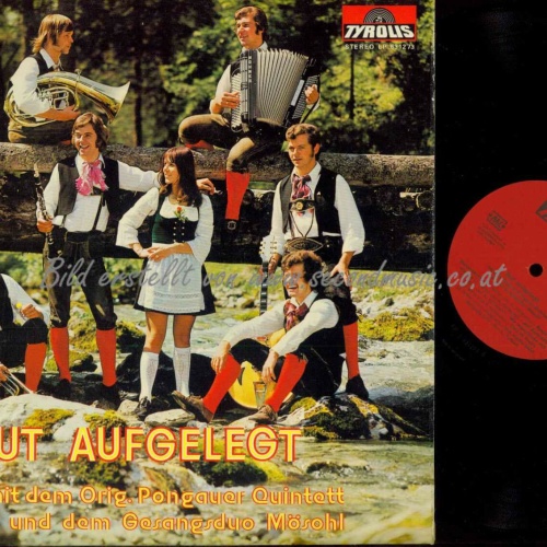 LP-- Das Original Pongauer Quintett, Gesangsduo Möschl – Gut Aufgelegt/      NM