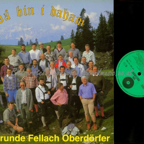 LP--  Sängerrunde Fellach-Oberdörfer  -- Da bin i daham  // NM