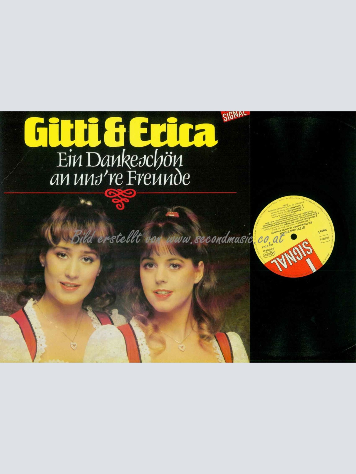 LP--Gitti & Erica – Ein Dankeschön an uns're Freunde   /      NM