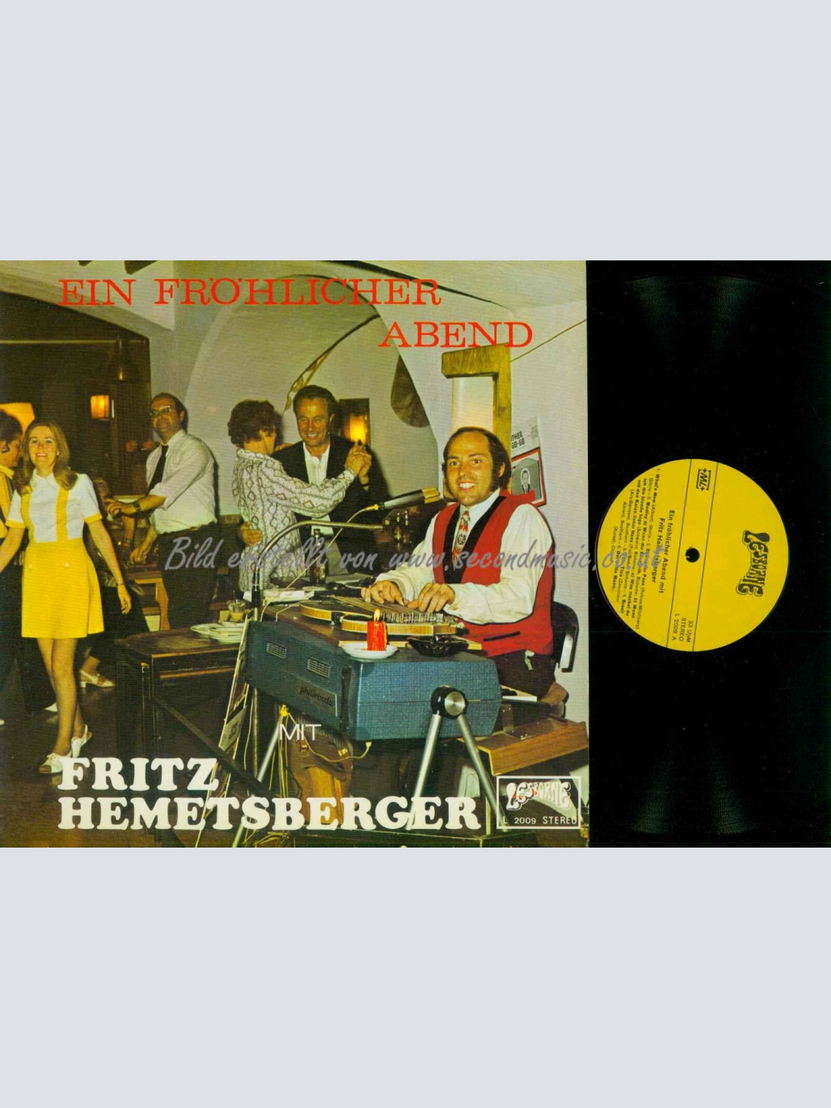 LP--Fritz Hemetsberger – Ein Fröhlicher Abend   // NM