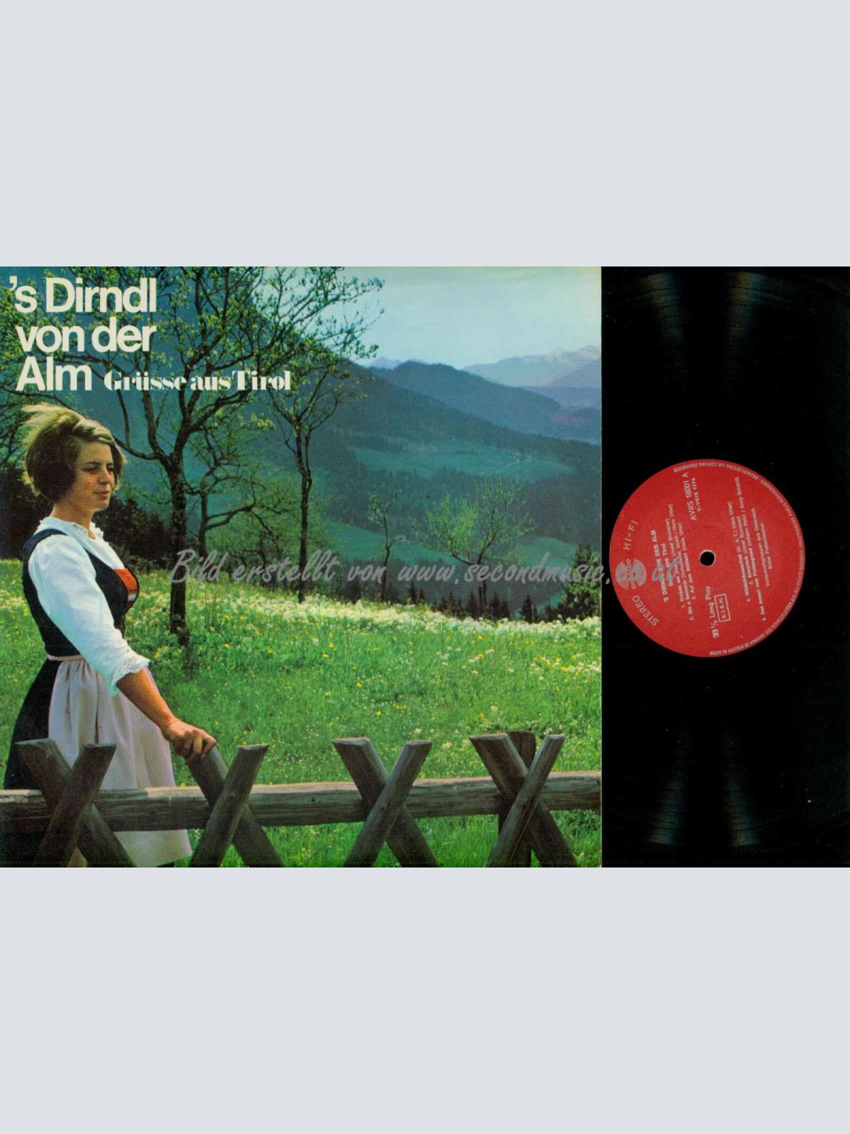 LP-- 'S Dirndl Von Der Alm (Grüsse Aus Tirol)    // NM