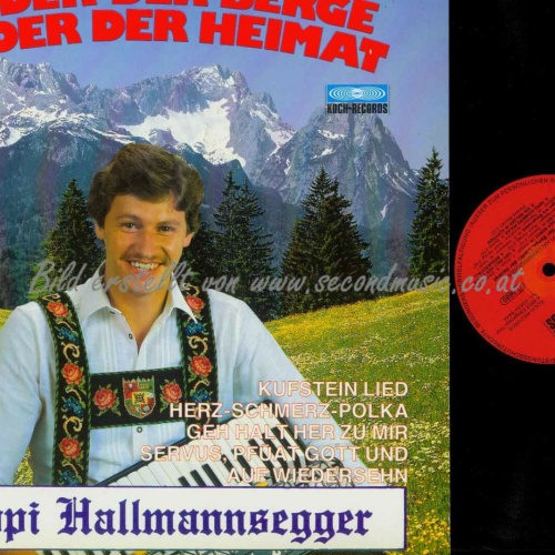 LP--Peppi Hallmannsegger -- Lieder der Berge    // NM