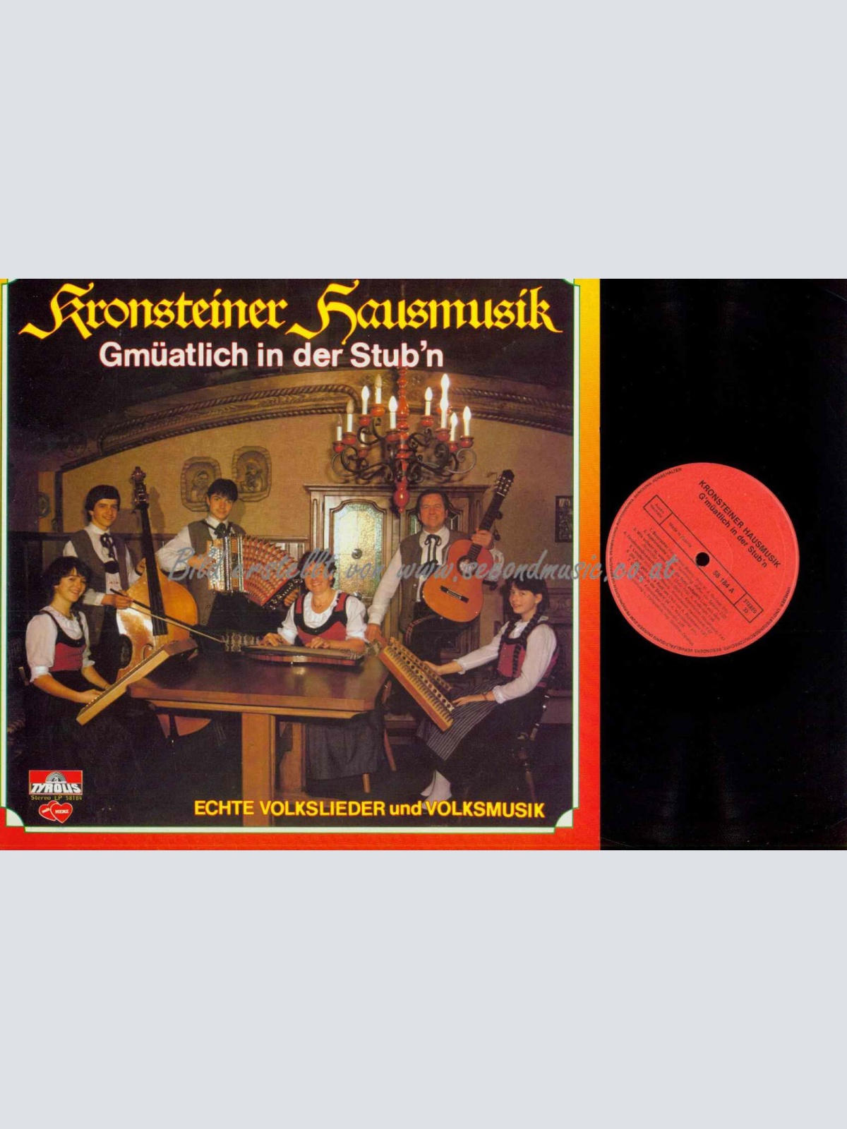LP--Kronsteiner Hausmusik – Gmüatlich In Der Stub'n  // NM