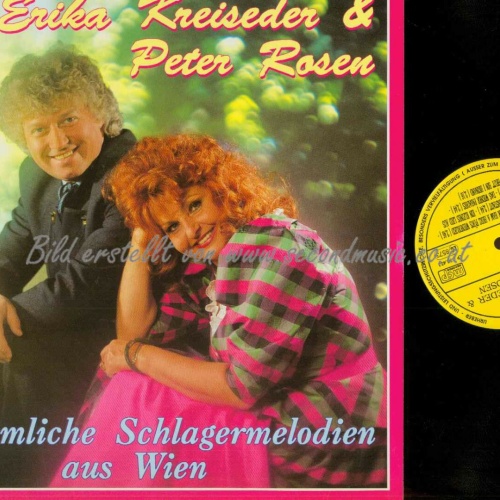 LP-Erika Kreiseder & Peter Rosen -- Volkstümliche Schlagermelodien/ NM